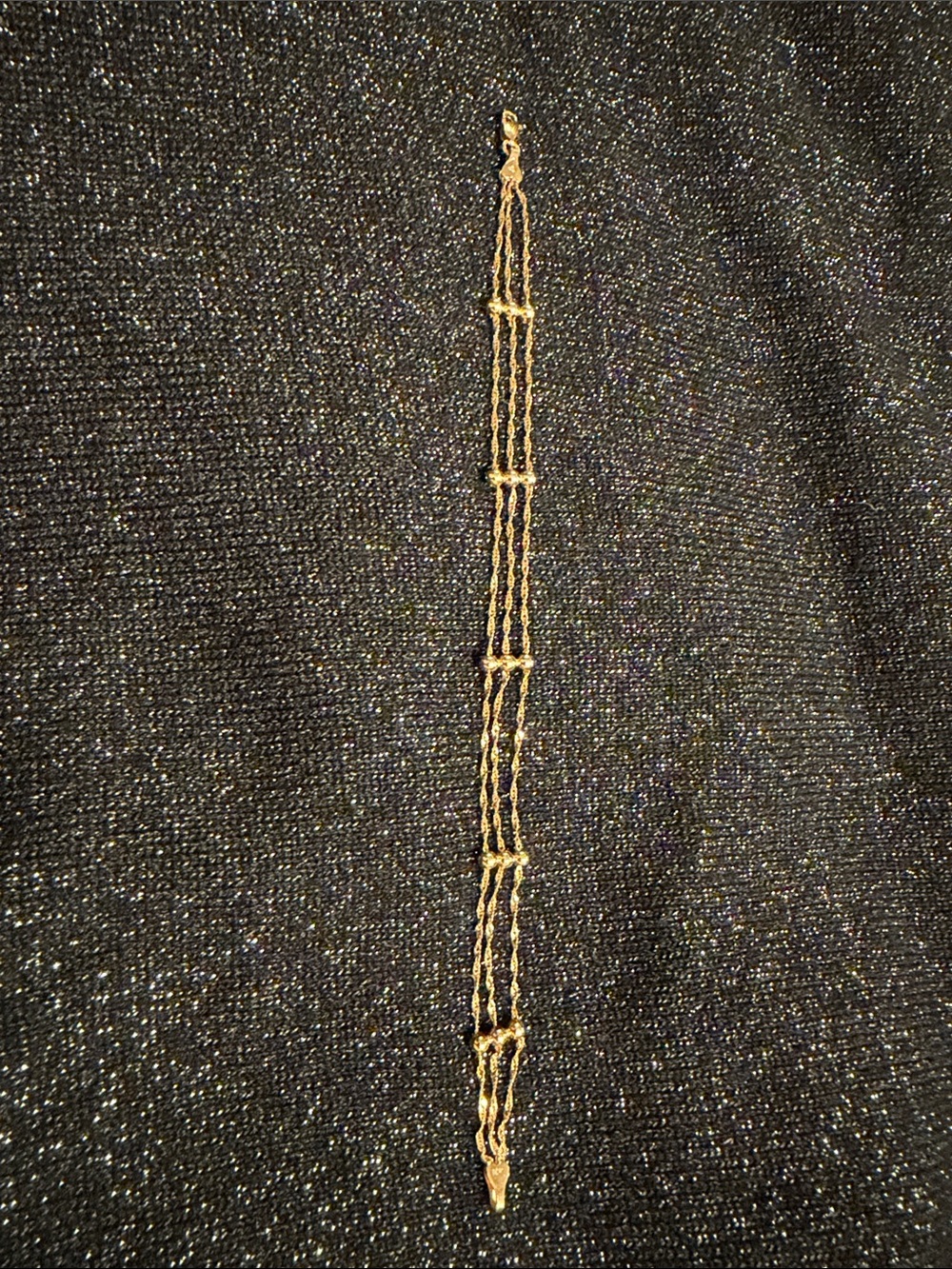 Elegant Multi-Strand Knot Bracelet in Gold